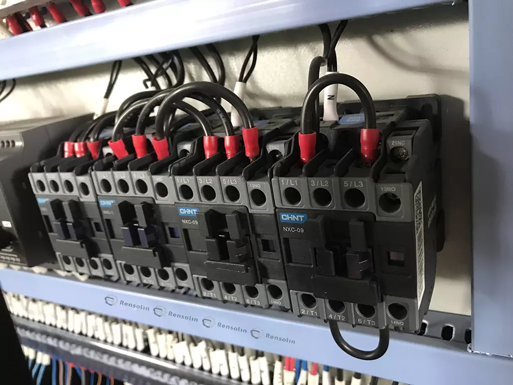 4100*750*1600mm Woodworking PVC Melamine Board Double Trimming Edge Banding Machine