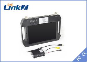 Portable COFDM Video Receiver Battery Powered HDMI CVBS with Display Diversity Reception AES256 DC 12V