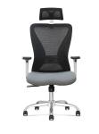 Executive Swivel Mesh Office Chair With Headrest 4h Cozy Adjustable 3d