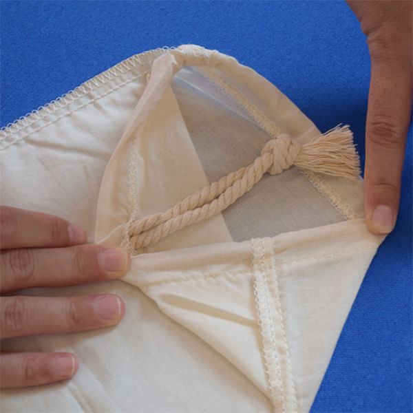 Organic Cotton Cloth 220 Micron Nut Milk Filter With LFGB Certified