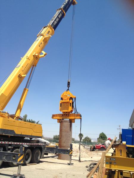 Quality Frequency Variable Sheet Pile Driver Electric Vibro Hammer High Efficiency for sale