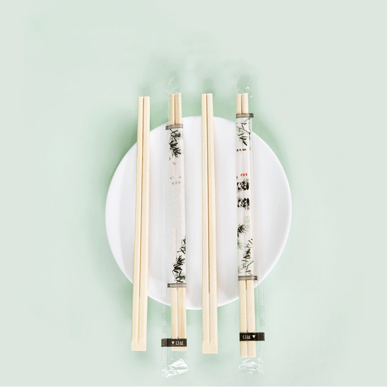 Polished Smooth Disposable Bamboo Chopsticks With Independent Packaging Safety And Health