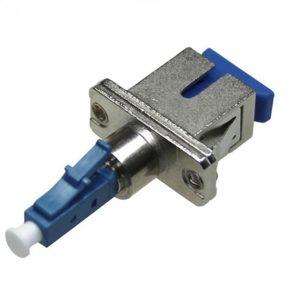 Polymer Sleeve ST To SC Adapter Multimode Duplex Fiber Optic Adapter