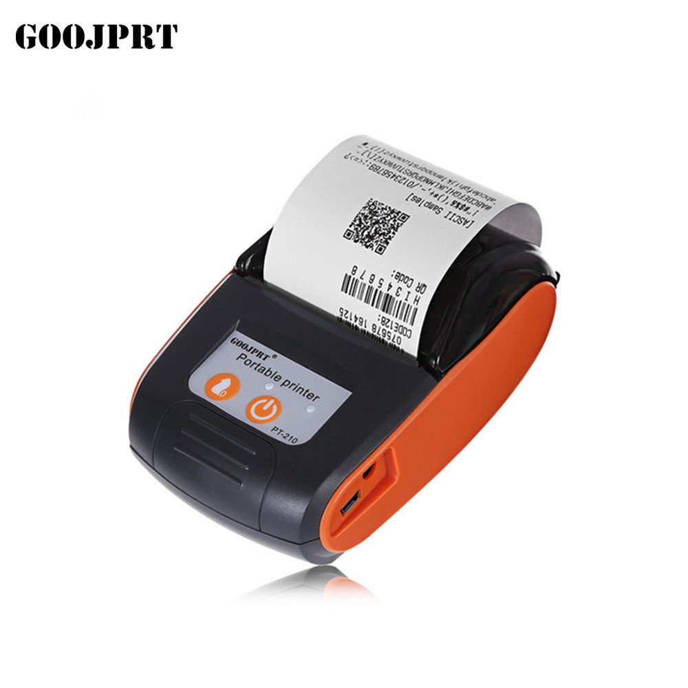 58mm portable handheld printer bluetooth with rechargeable battery