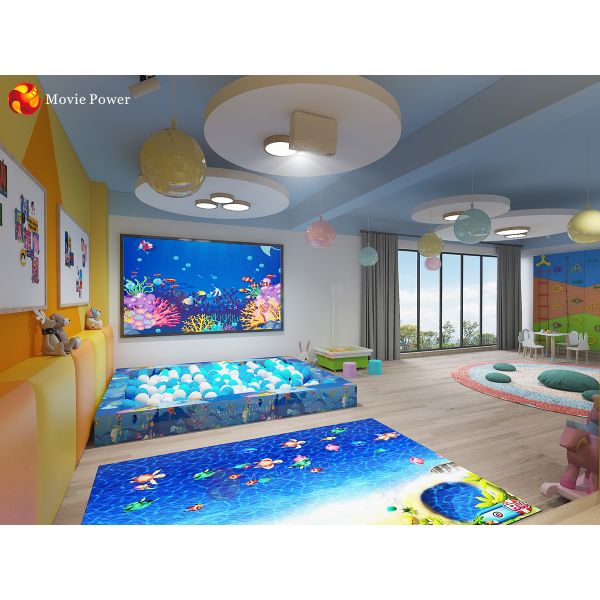 Children Entertainment Games 3d Ground Interactive Hologram Projector