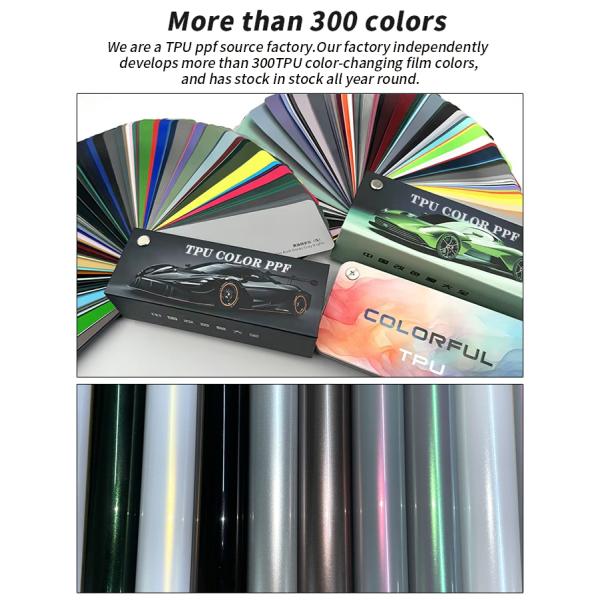 1.52x15m Colored PPF Wrap 7.5mil Thickness Super High Brightness