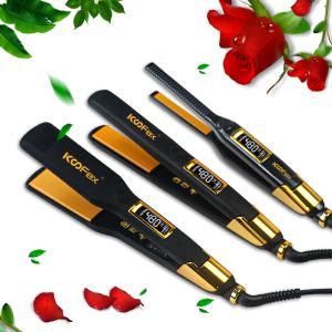 China Tourmaline Ceramic Flat Iron Hair Straightener Multifunctional Fast Warmup wholesale
