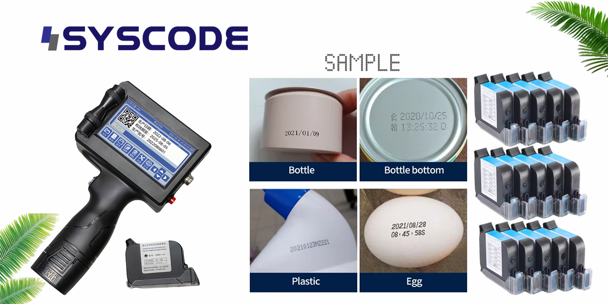 Industrial Grade Handheld TIJ Inkjet Printer 600 Dpi Wide Compatibility Easy Installation