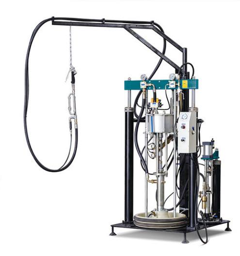 Manual Two Pumps Two Component Silicone Extruder Machine Sealant Spreading