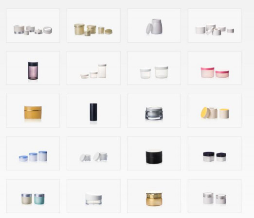 Amber Green Plastic Lotion Custom Cosmetic Bottles Set / Foundation Pump Bottle