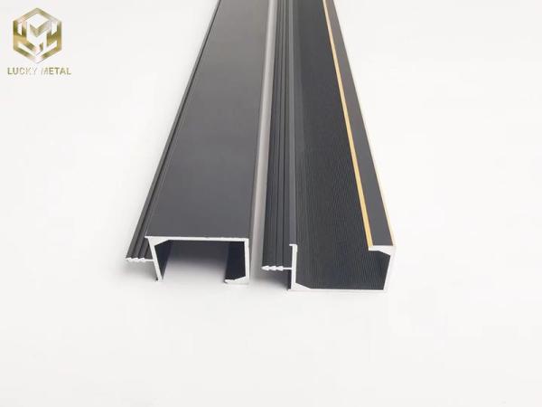 Quality Aluminum Profile G Shaped Cabinet Handles For Kitchen Cabinet for sale