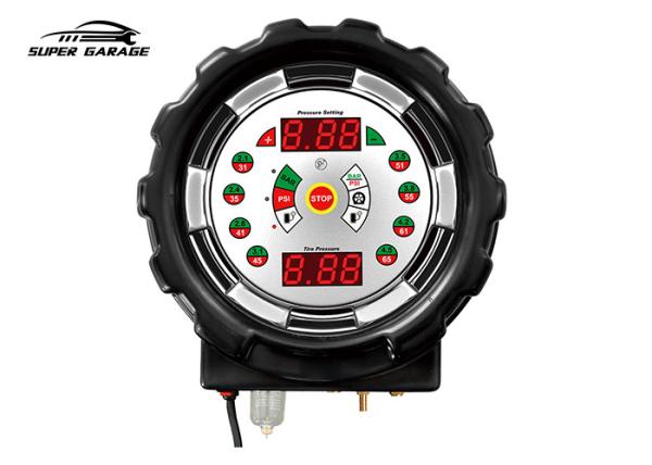Quality Grey Automatic Tyre Inflator 30W 12 Bar 320*350*95mm Dimensions for sale