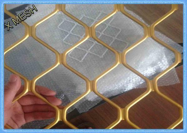 Quality Heavy Duty Diamond Expanded Metal Mesh Decorative Aluminum Spray Paint 4 X 8 for sale