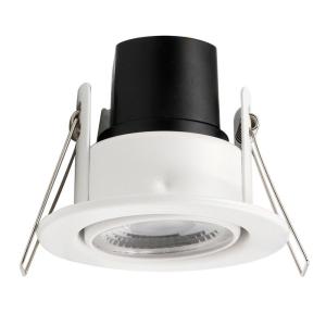 Cri 80 Tilt Matt Cool White SMD LED Downlights 60 Degree Beam Angle