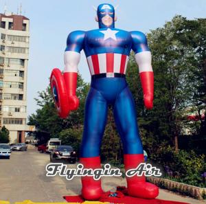 China Hot Inflatable Captain America for Cinema and Shop Decoration wholesale