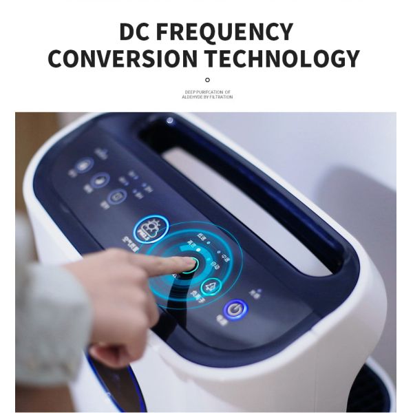 Factory Supply PM2.5 Household Office Smart Air Purifier Hepa Filter Ionizer Air Purifier Home