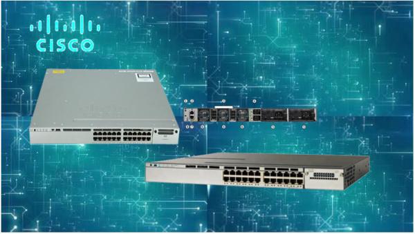 Quality 24 Port Optical Ethernet Switch WS-C3850-24T-S Performance Switching Capacity 88 Gbps for sale