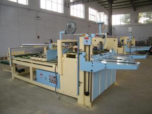 China Manual Type Semi Auto Folder Gluer Machine 60 Sheets/ Min High Speed wholesale