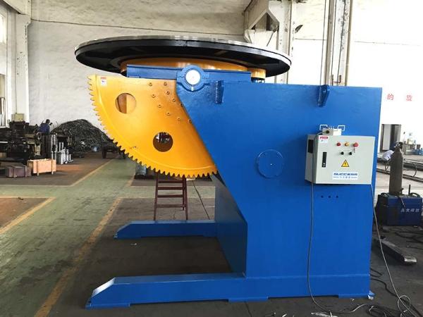 Quality Tilting Rotation Arc Welding Table with Positioner , 2500 mm Table Diameter Servo Rotary Table for sale