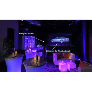 5m Width 3D Images Transparent Holographic Foil Reflect Screen