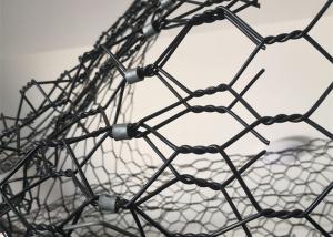 China 50mm* 60mm Twist Hexagonal Gabion Wire Netting Polyester OEM wholesale