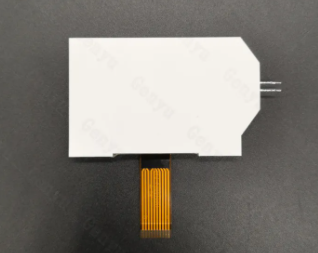 2.15 Inch 128x64 LCD Display with 10 Pin FPC and 6 o'clock Viewing Angle for 2.8V Operating Voltage