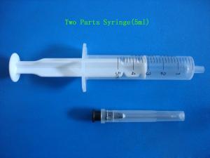 China Two Part Disposable Insulin Syringes With Stainless Steel Needle wholesale