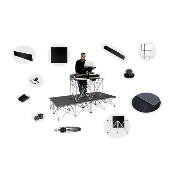 18mm Mobile Folding Wedding Party 20cm Portable Stage Platform