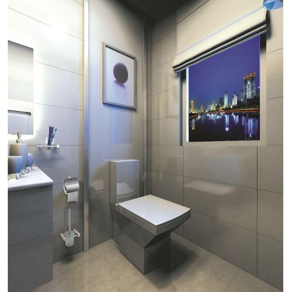 SS Bath Modern Toilet Fittings 11 Piece Sus304 Polished Wall Mounted