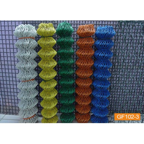 PVC Coated diamond shape 8Ft Cyclone Wire Fence