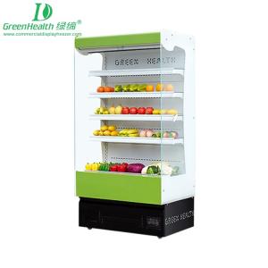 China Multdeck Upright Open Display Refrigerator With Inside Remote System wholesale
