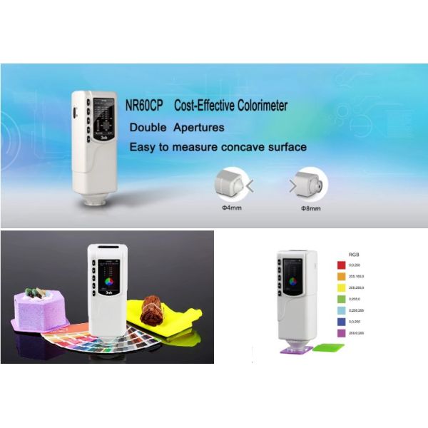 D/8 NR60CP Chroma Double Locating CIE 10° Handheld Color Meter