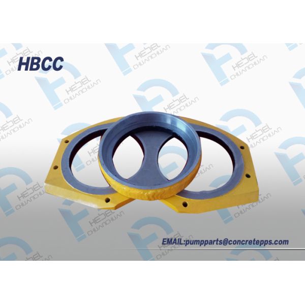 Tungsten carbide plate Putzmeister concrete pump spare parts wear plate/ spectacle plate/ glass plate