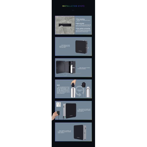 Black 500ml Aroma Diffuser Hotel Usb Electric Diffuser Sterilization