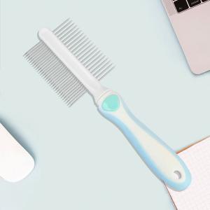 Double Side Row Stainless Steel Pet Grooming Needle Comb Pet Dog Cat Hair