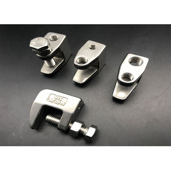 M10 3/8 Malleable Cast Iron Beam Clamp Pipe Hot Dip Galvanized Zinc Plated