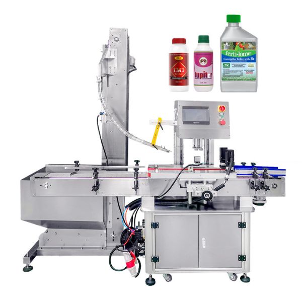 Automatic Plastic Fertilizer Insecticide Bottle Spray Capper Screw Capping