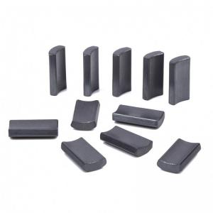China Metallic Ceramic Ferrite Magnet Punching Ferrite Arc Magnet wholesale