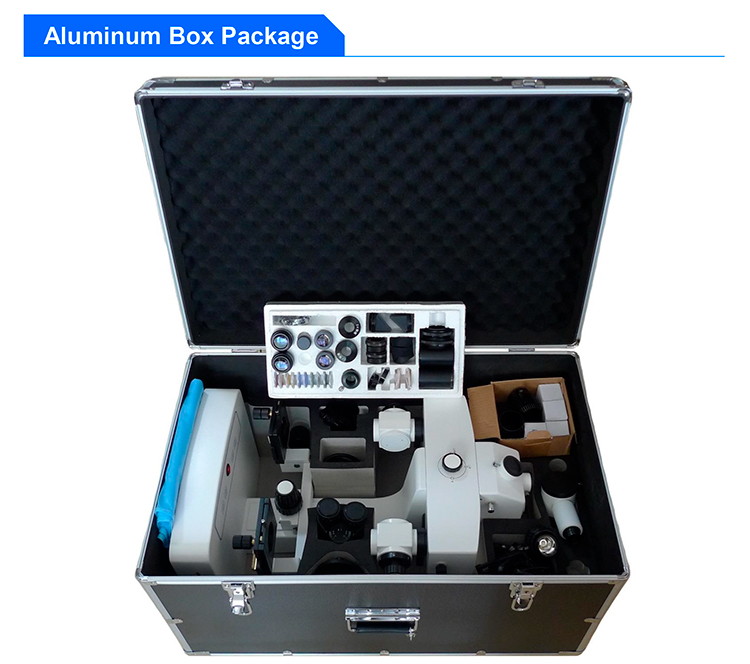 Motorized Digital Forensic Comparison Microscope with High Resolution CCD Camera and LED Illumination for Laboratory Research