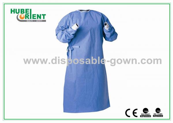 Quality Dark Blue Prevent Bacteria Against-Liquid Permeation Disposable Surgical Gowns for sale