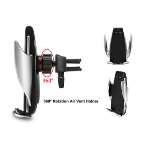 Auto Clamping Infrared Sensor 10W QI Wireless Car Charger