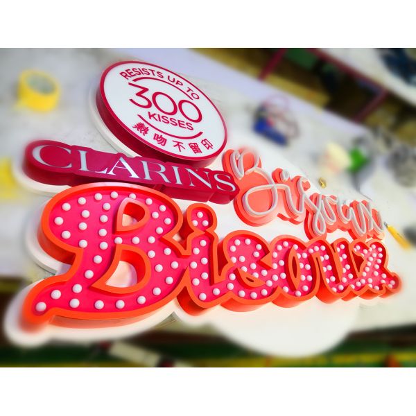 3D LED Letter Signs 3-7.5cm Depth 35000hrs Lifetime PMS/RAL/MATHEWS