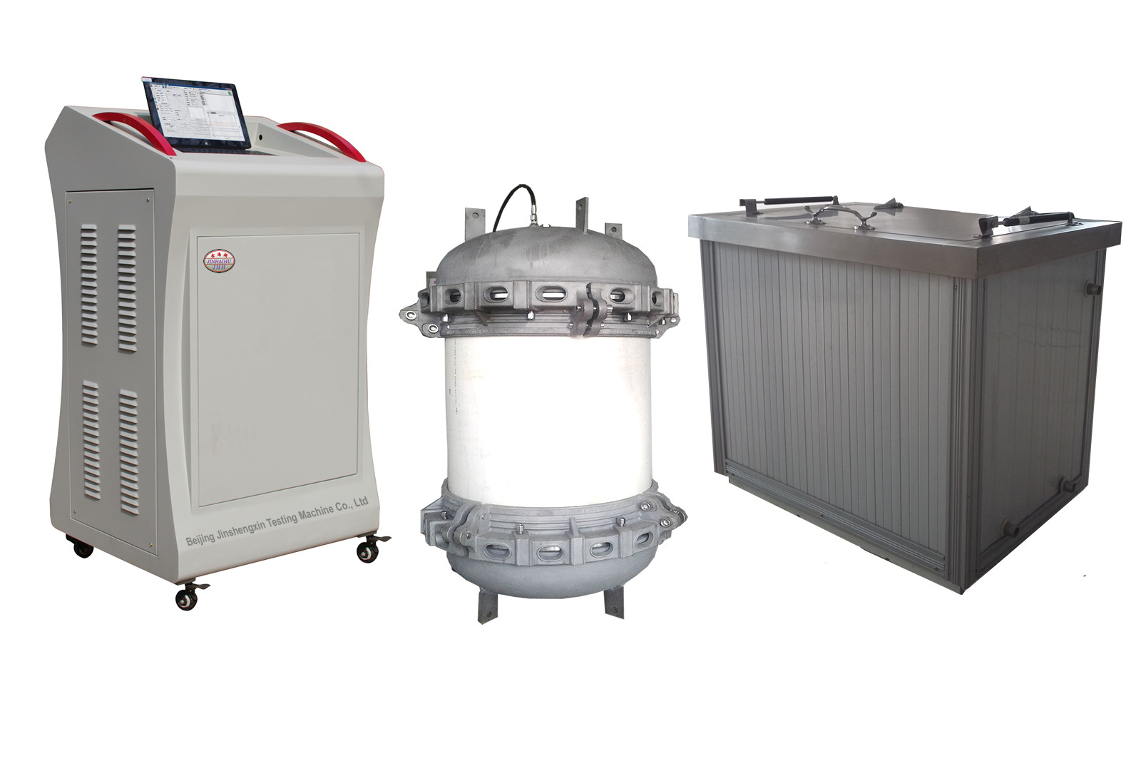 China Reliable Hydrostatic Pressure Testing Machine Stainless / Carbon Steel End Cap wholesale