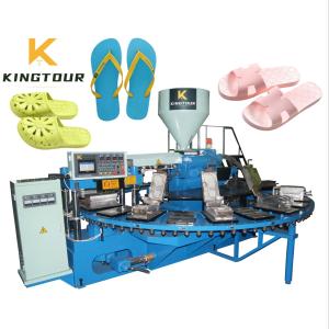 China PCU Shoes Injection Machine Rotary Footwear Injection Moulding Machine 380V / 220V on sale