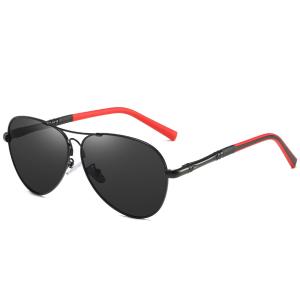 Memory Metal Frame Polarized Sunglasses Fashion Spring Leg Stylish