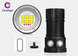 China Waterproof High Brightness LED Flashlight 300W Max 18000LM White Four 18650 Battery on sale