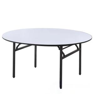 OEM Round Plastic Folding Table MDF Folding Round Banquet Tables