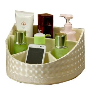 professional design home PU leather desk organizer
