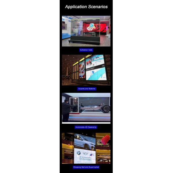 30Inch Touch Cutting Edge Transparent Oled Monitor Exhibitions Charm Suitable In Stock