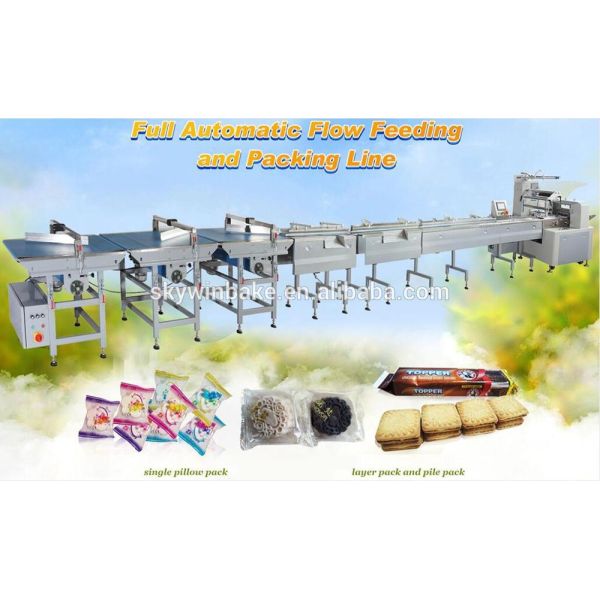 100bags/Min Custom Packaging Solutions Cookie Wrapping Machine